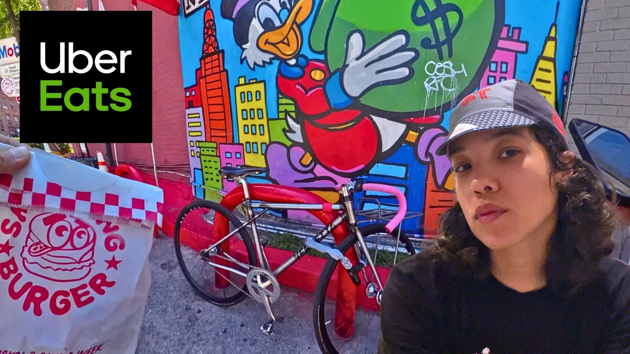 Midtown Manhattan Uber Eats | Fixie Bike Delivery