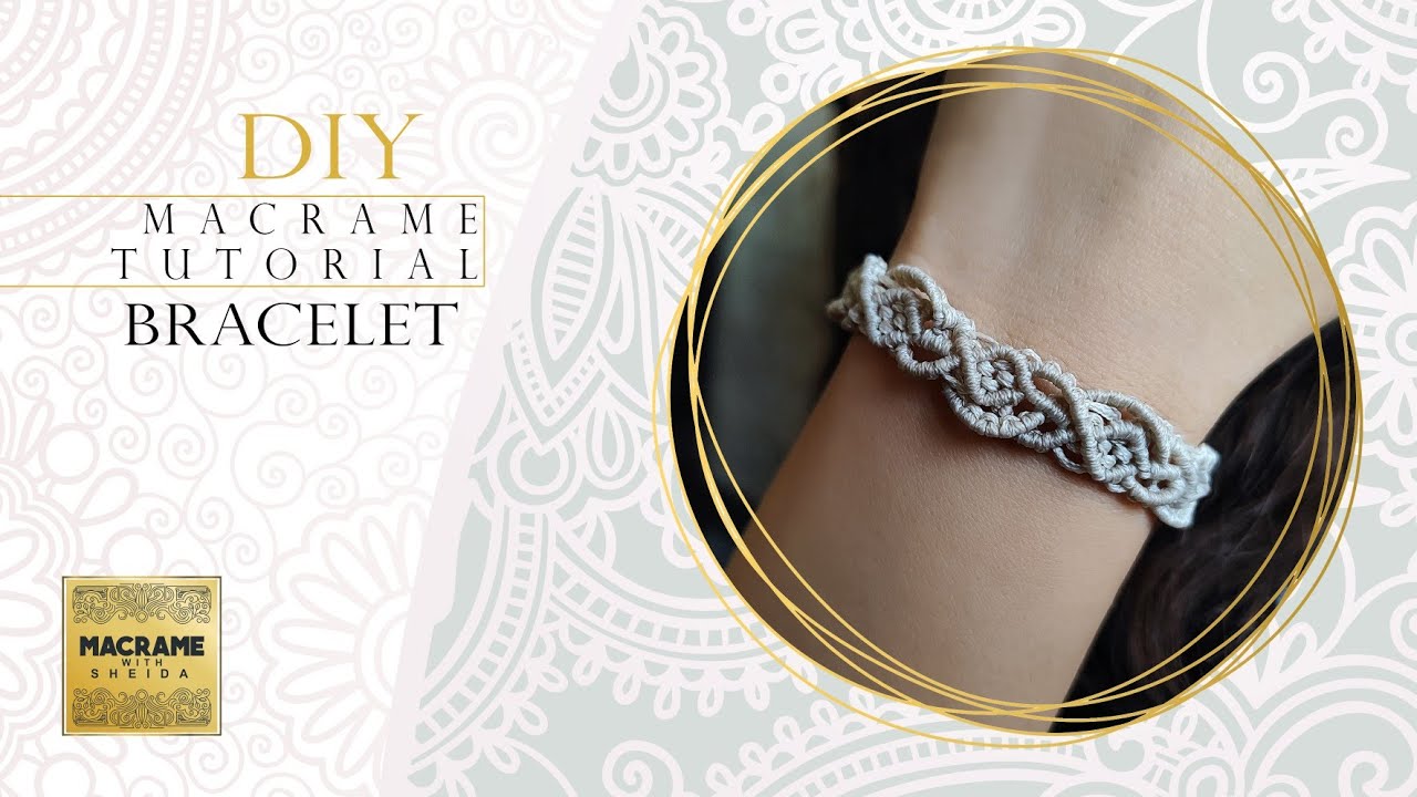 macrame tutorial|bracelet and  new pattern|macrame bracelet for beginners|Diy
