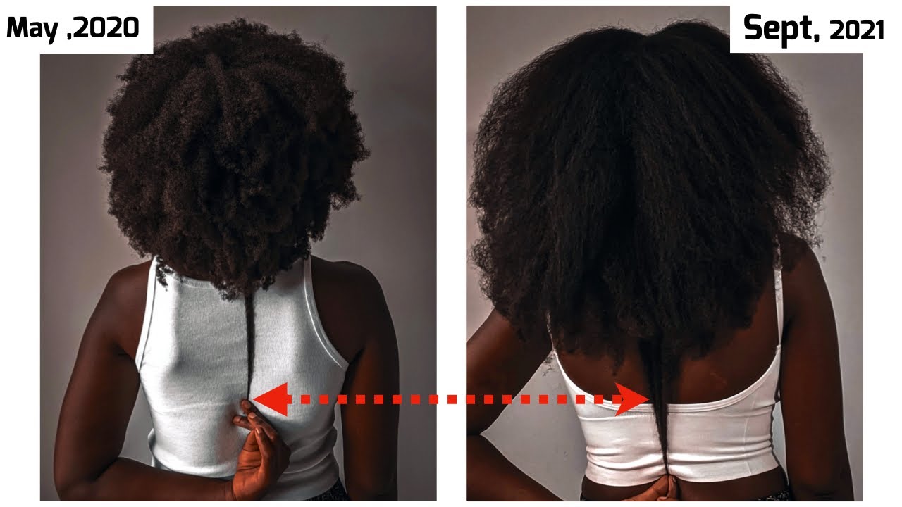 10 Tips For Natural Hair Length Retention | Grow Your Hair To Waist Length
