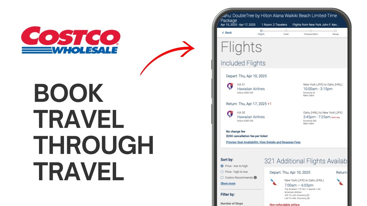 How to Book Travel through Costco Travel