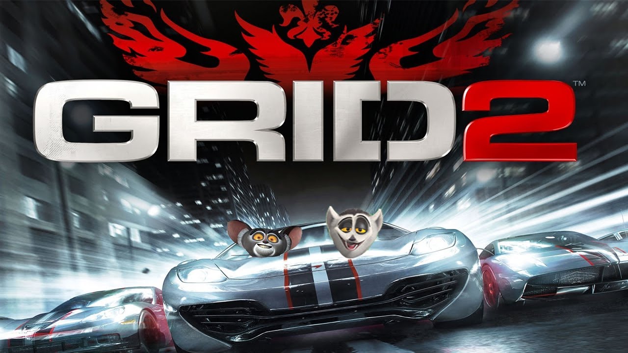 Król Julian gra w GRID 2!
