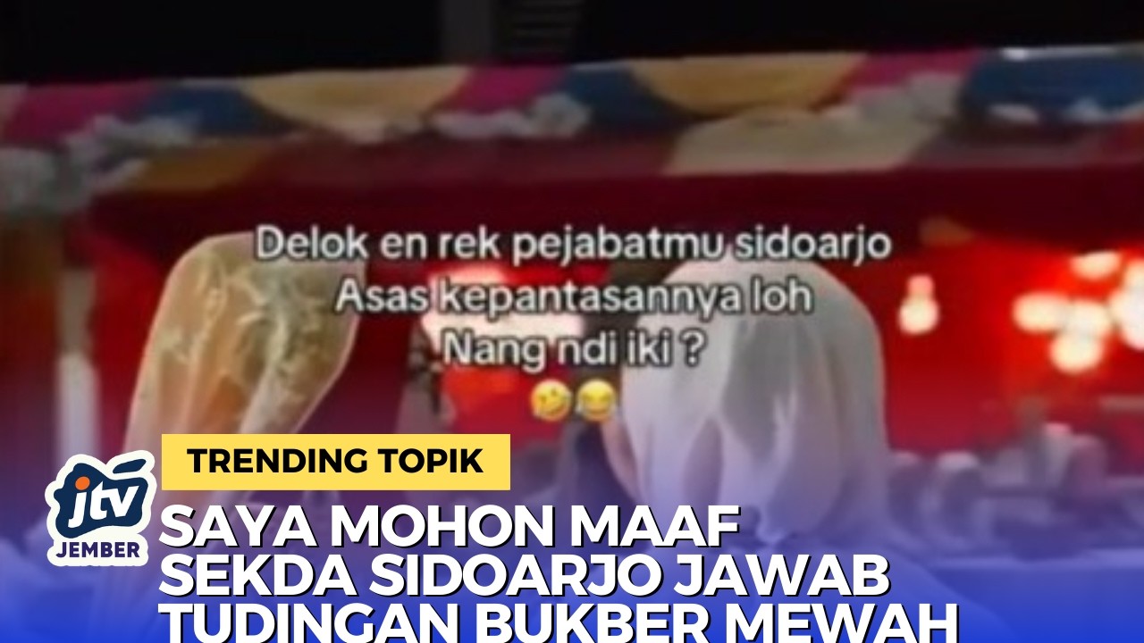 Viral Video Bukber Mewah! Sekda Sidoarjo Beri Klarifikasi & Minta Maaf