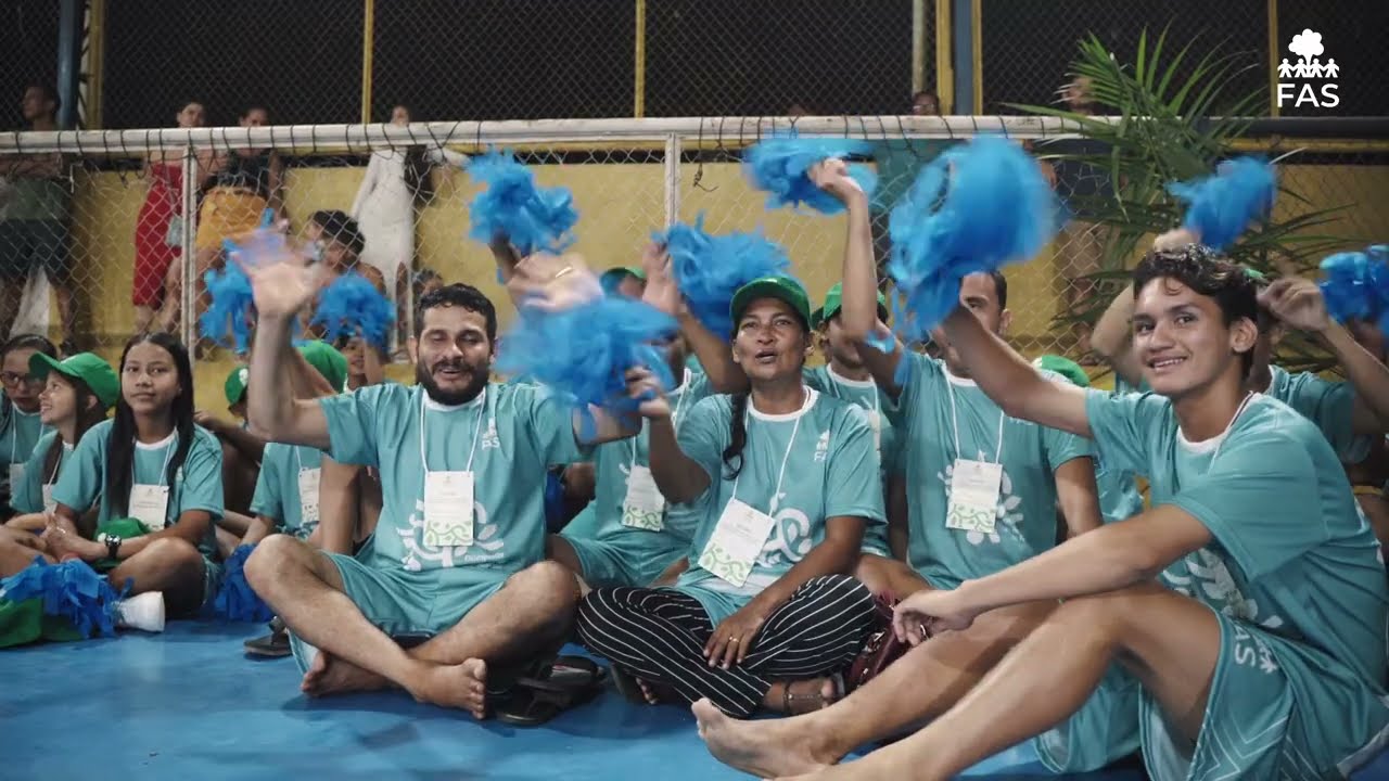 Olimpíadas da Floresta realizada na comunidade Caiambé