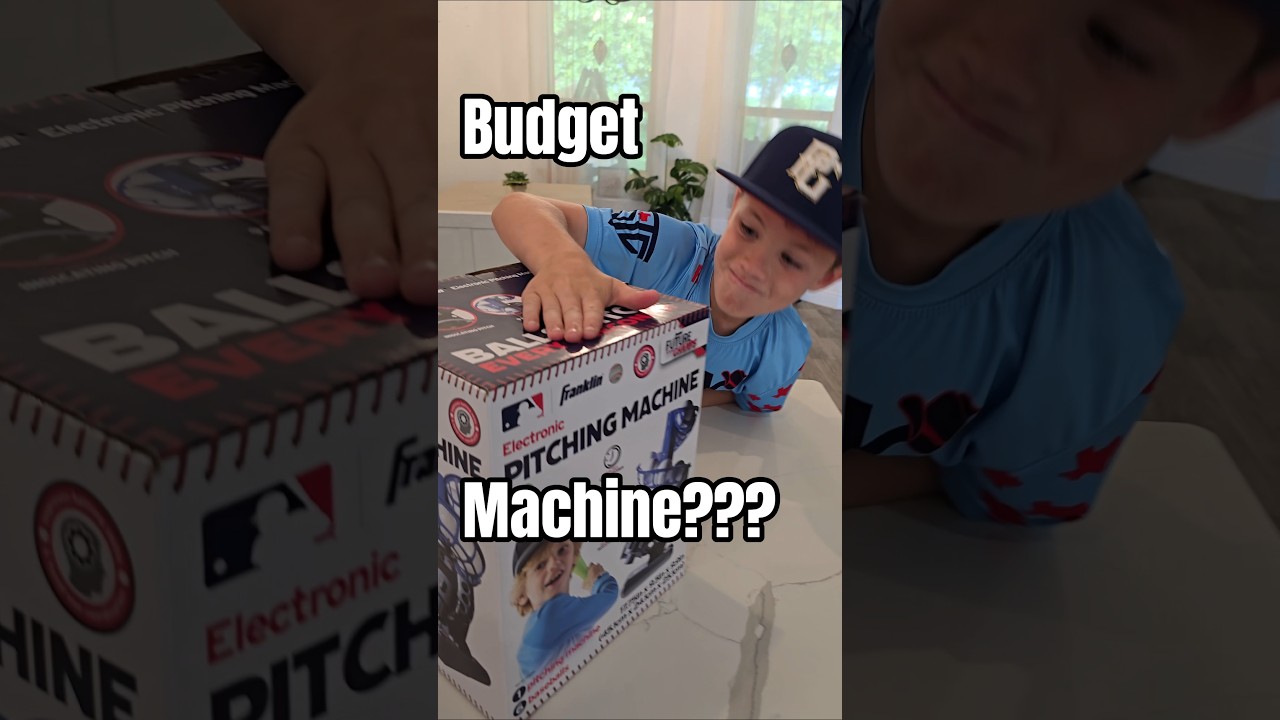 Battery⚡️ Pitching Machine on a Budget – What Could Possibly Go Wrong? 🤷‍♂️ 