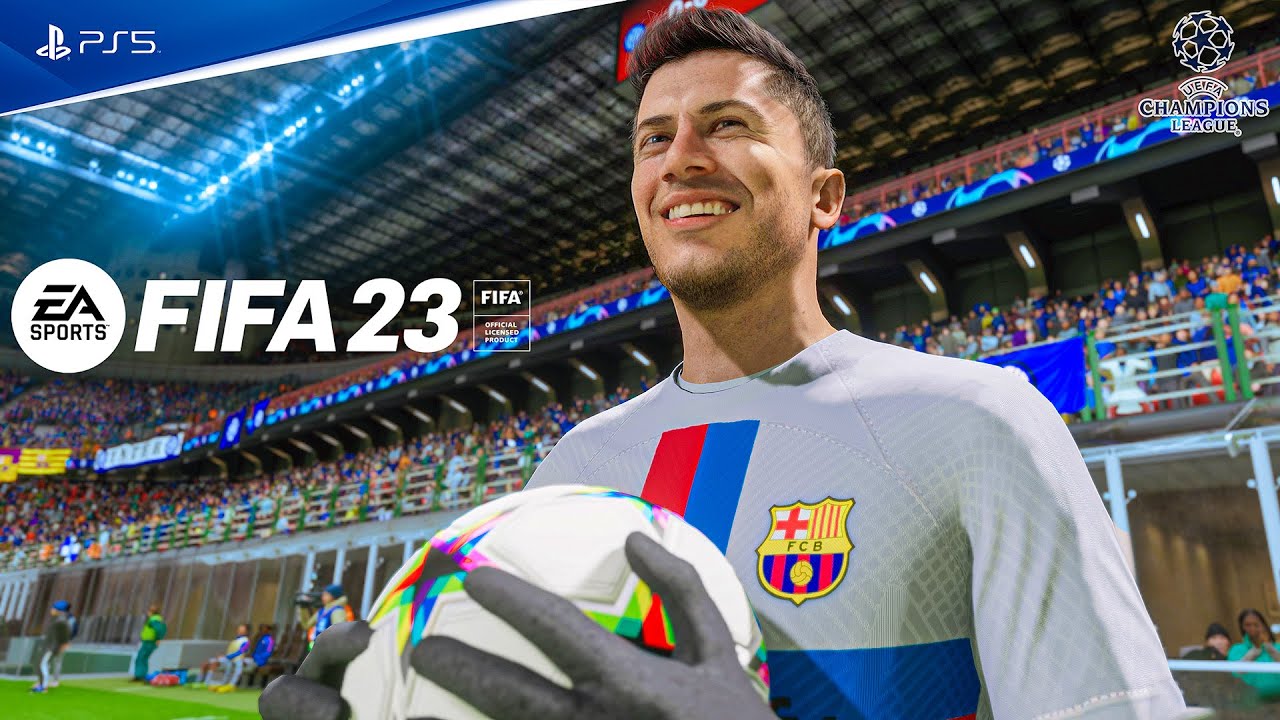 FIFA 23 — «Интер» против «Барселоны» — ЛЧ 22/23 | Игровой процесс PS5™ [4K60]
