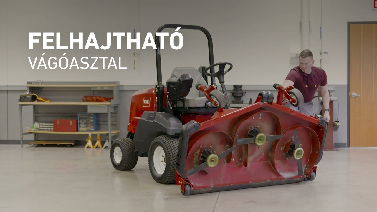 Toro Groundsmaster 3200/3300 professzionális, körkéses fűnyírógépek [-AGROLÁNC KFT.-]