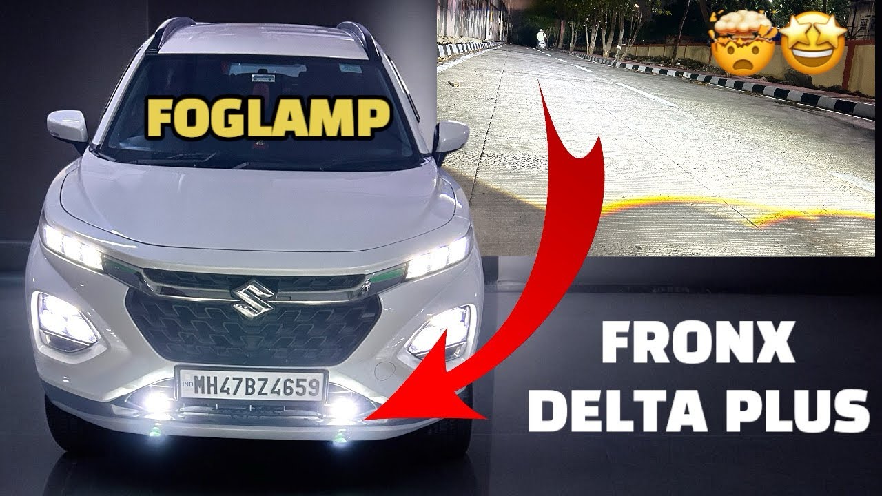 ✅LIGHT SOLUTION:-FRONX DELTA PLUS OWNERS🥵FOGLAMP INSTALLATION IN FRONX🔥📞PRATIK-9820569891 #fronx
