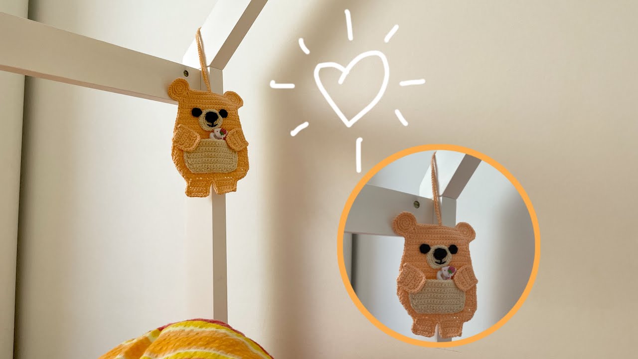 Hängetasche Häkelanleitung für Smartphone, Haarschmuck…  🐻 Tasche häkeln | Marycrochet 