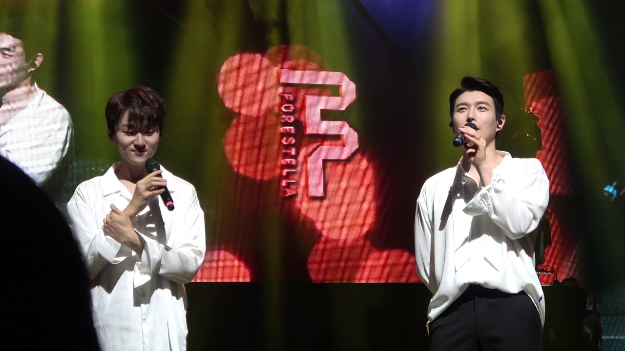 20180428 포레스텔라 Forestella 대전콘서트 14 -  토크4 (군대이야기)