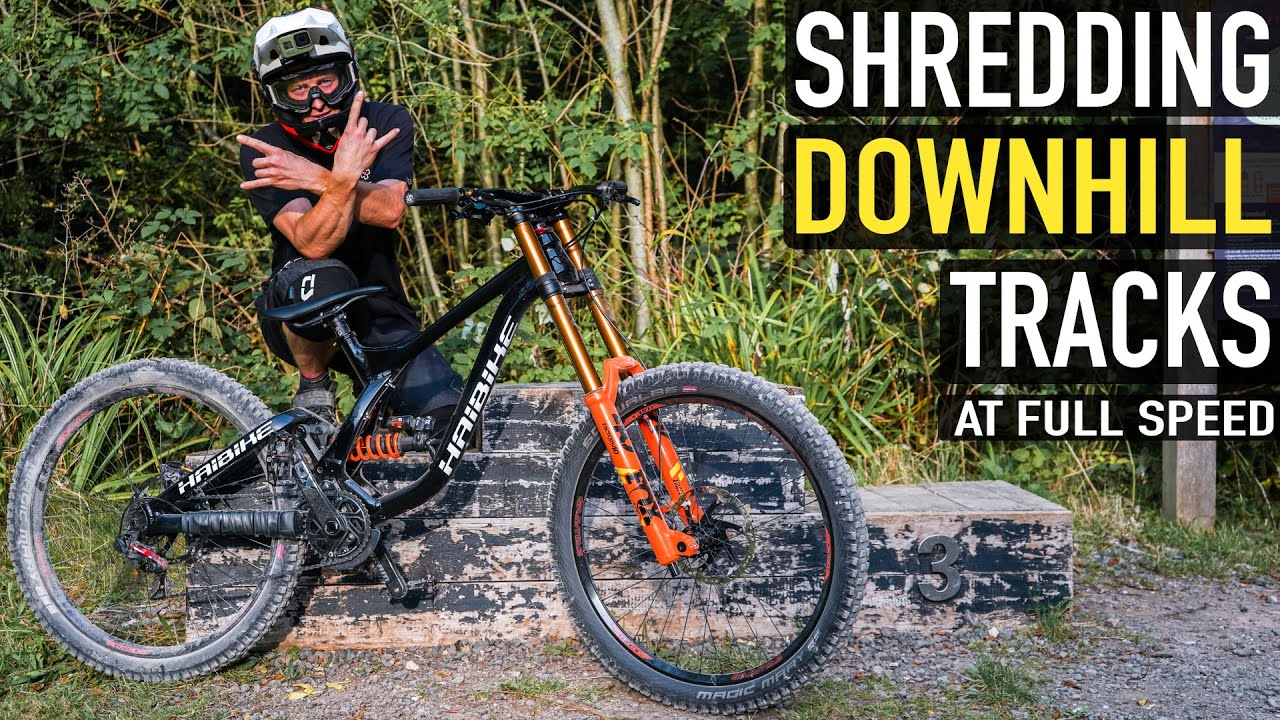 DOWNHILL TRACKS AT FULL SPEED// ASTON HILL MTB