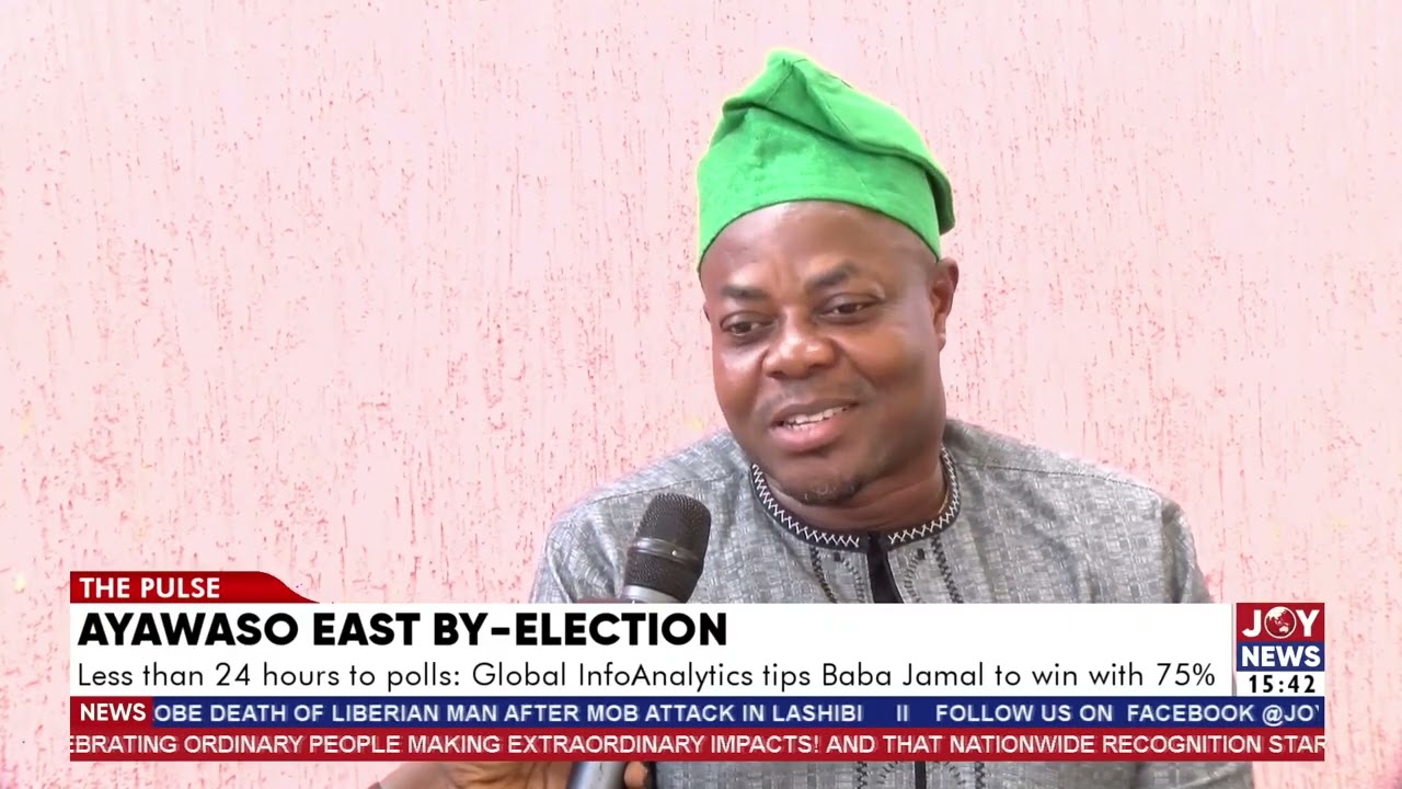 Less than 24 hours to polls: Global InfoAnalytics tips Baba Jamal to win with 75%.