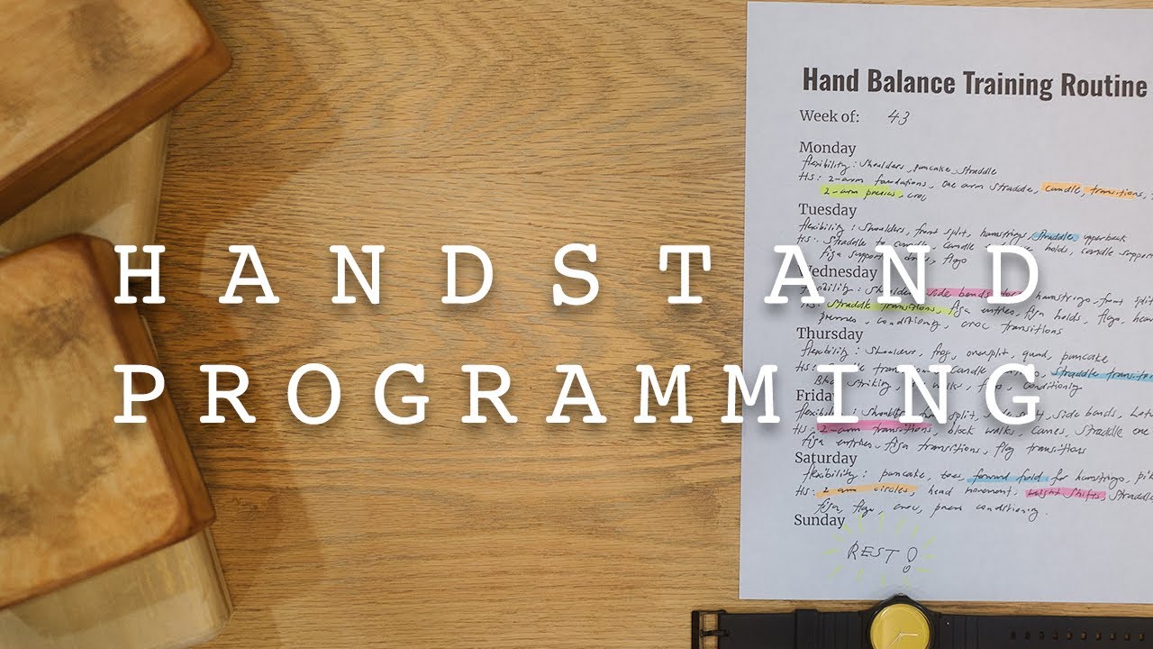Handstand Programming - How Much Training Days/Hour Is Enough? Beginner/Intermediate/Advanced