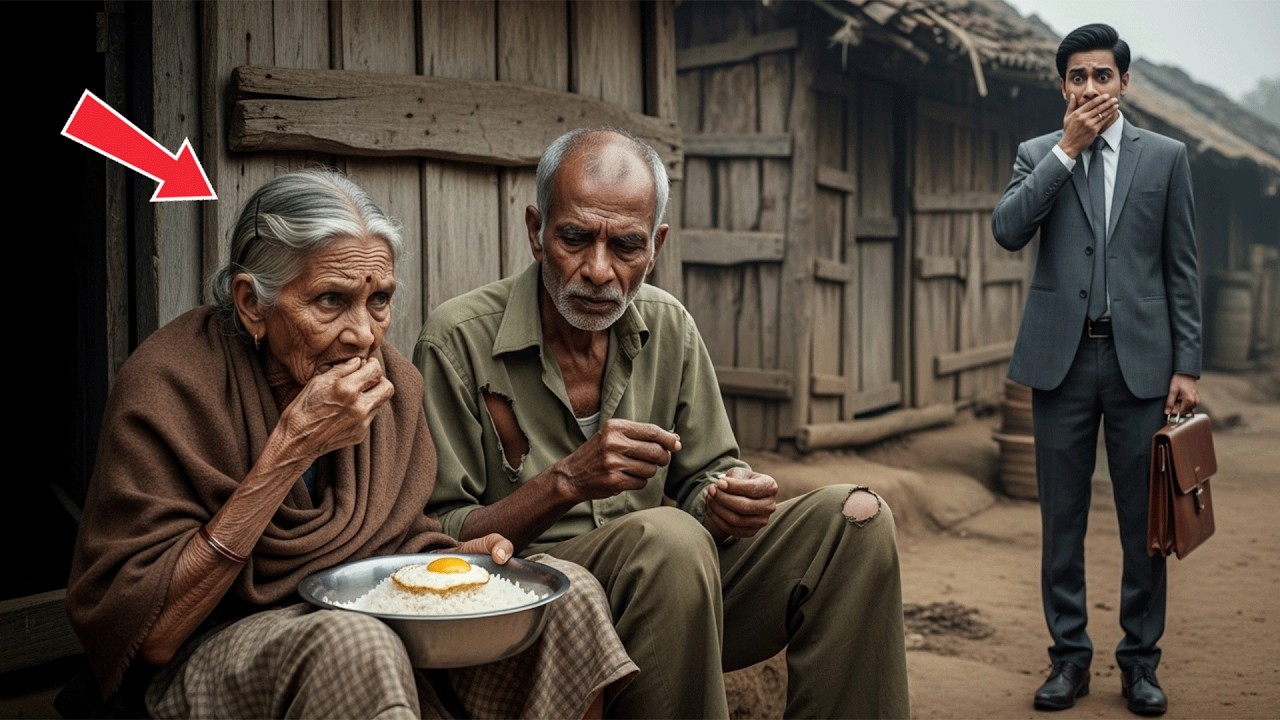 वह विदेश में अमीर बन गया… लेकिन उसने अपने बुज़ुर्ग माता पिता को एक परित्यक्त घर में रहते पाया।