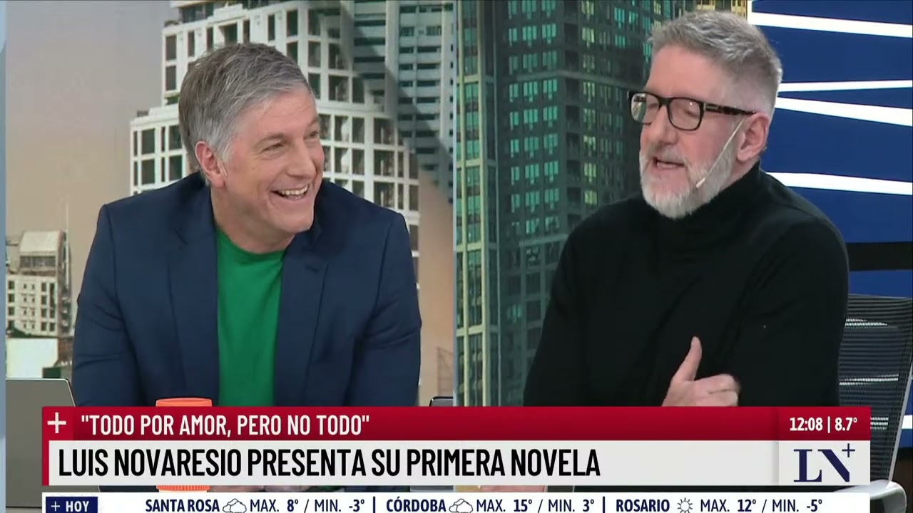 Luis Novaresio presenta su primera novela 