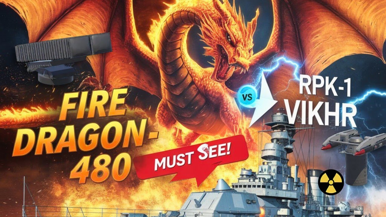 FIREDRAGON-480 VS RPK-1VIKHIR FULL TEST || WHICH IS BEST ? #modernwarships #grenadelauncher #vikhir