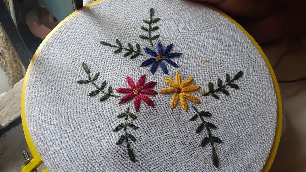 Amazing Flower🌸Embroider Beautiful😍Design||2025 best tutorial ❤️ ||#video 