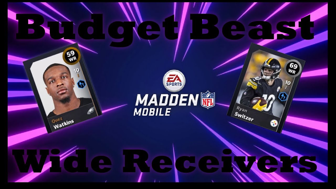 Budget Beast Wide Receivers! Madden Mobile 21