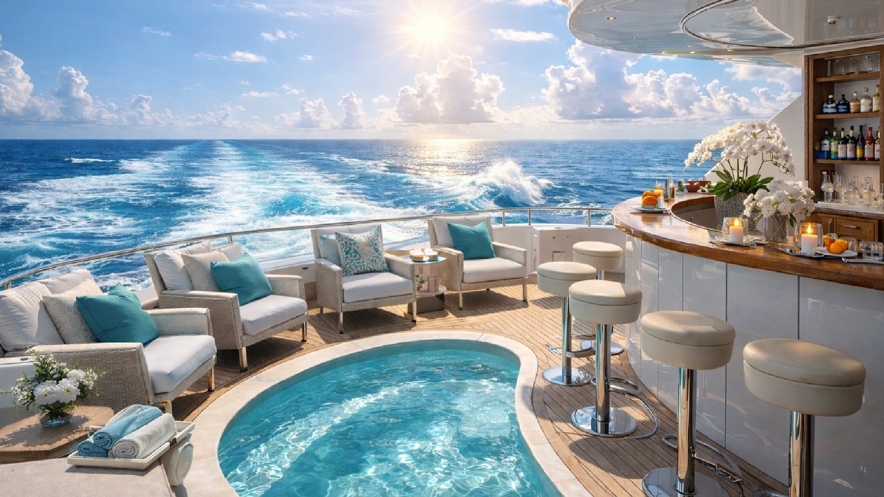 🌊 Morning Ocean Jazz Café | Calm Seaside Ambience & Smooth Jazz for Relax & Focus