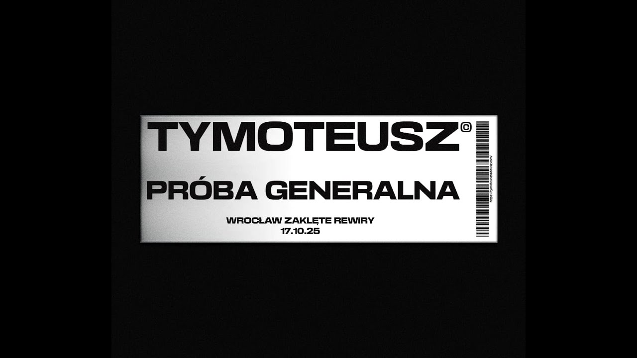 Tymek Próba Generalna Wrocław Zaklęte Rewiry #2 (17.10.2025)