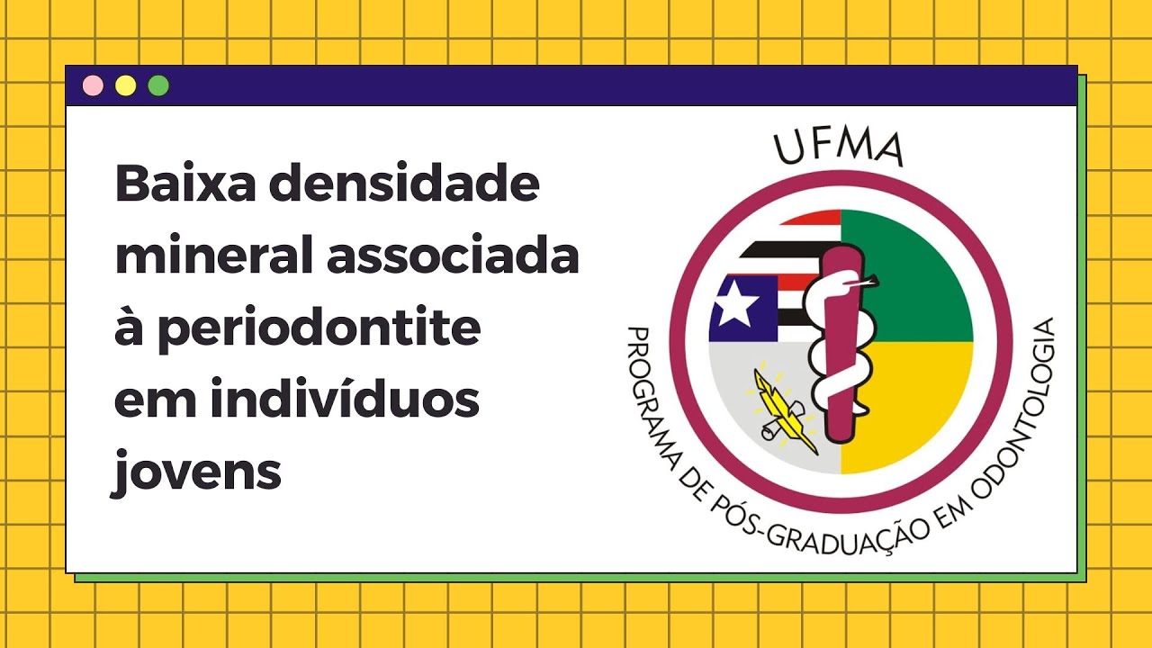 Baixa densidade mineral &oacute;ssea associada &agrave; periodontite
