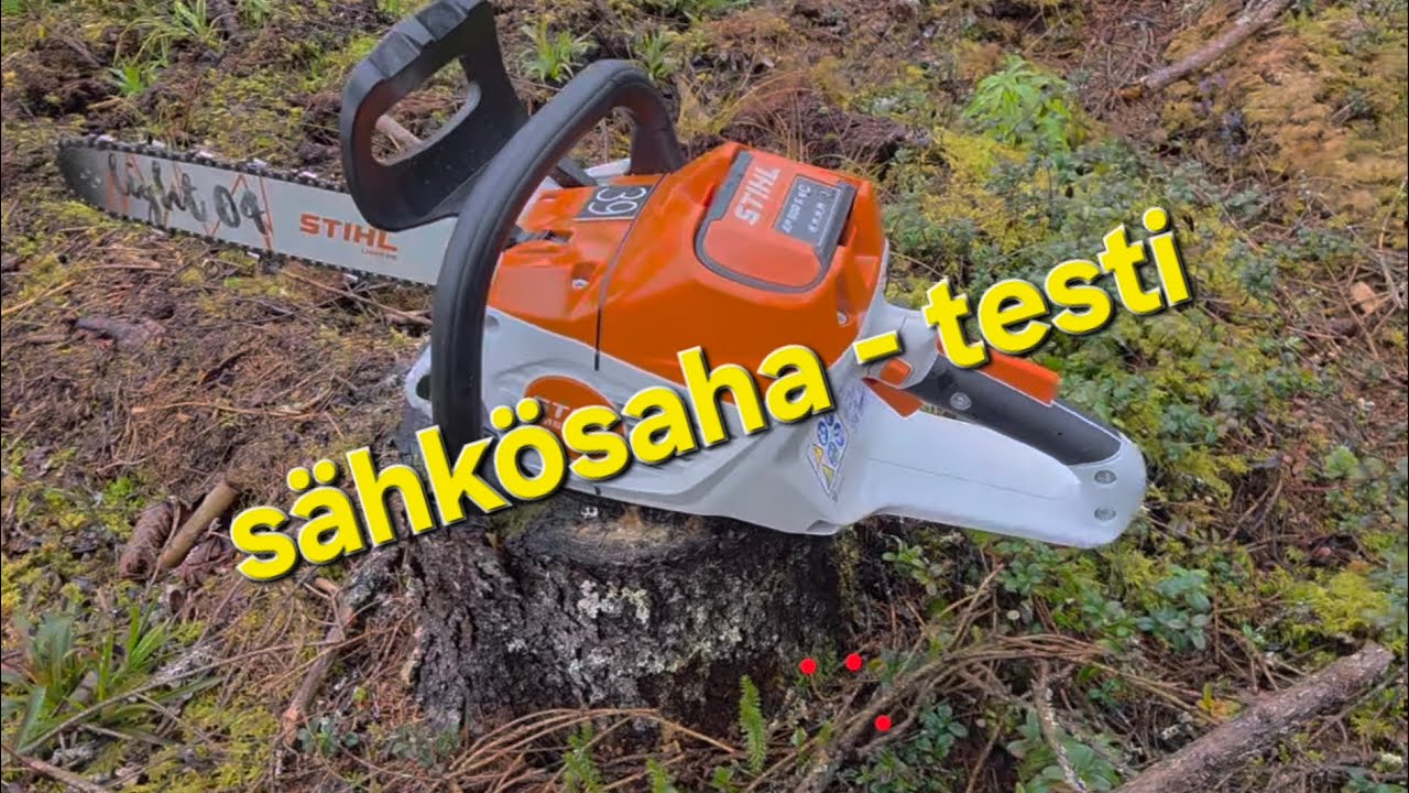 Testissä stihlin sähkösaha -ennakkoluulot? @pasitormalehto8373