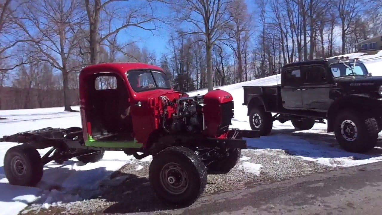 powerwagon swivel frame test run by precision power wagons