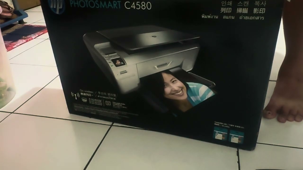 Unboxing Printer HP C4580