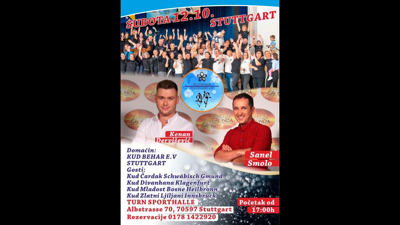 KUD Behar Stuttgart e.V.    12.10.2024 gosti večeri Sanel Smolo & Kenan Dervišević 2