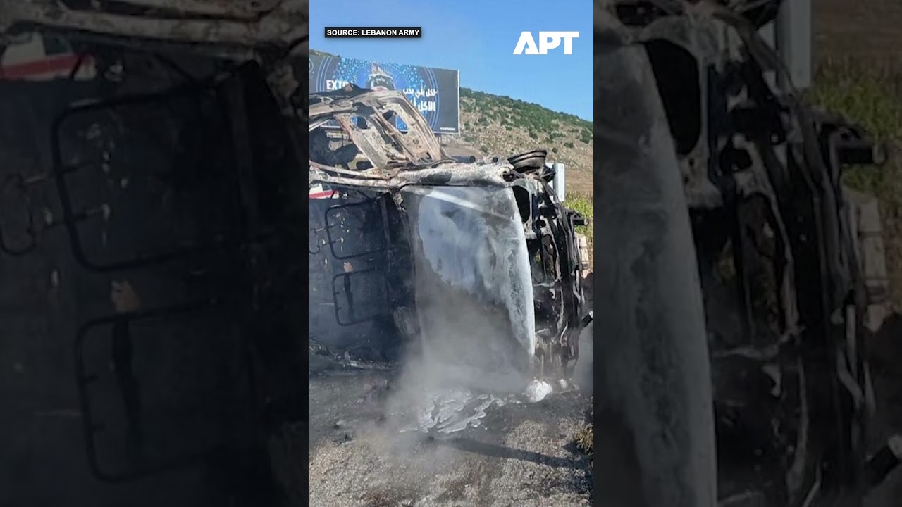 Israeli Strike Hits Lebanese Army Vehicle &ndash; Three Soldiers Killed | APT