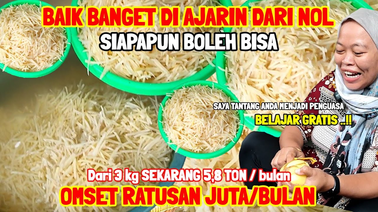 MENGGIURKAN..!! DARI 3 kg TEMBUS RATUSAN JT/bln DI AJARIN DETAIL CARA BUATNYA | IDE USAHA RUMAHAN