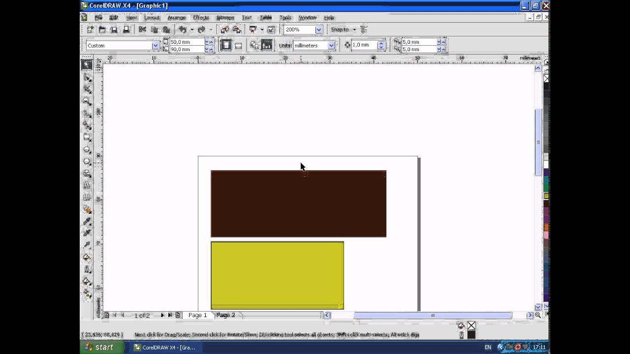 CorelDRAW ders 1