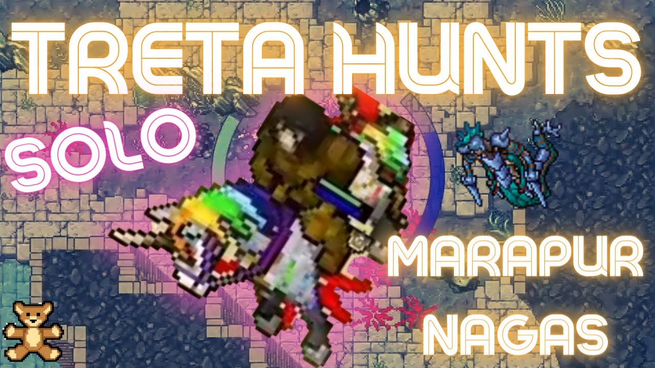 [TIBIA] - TRETA HUNTS - MARAPUR - Temple of the Moon Goddess 5KK/H (RAW) 500 K/H Profit