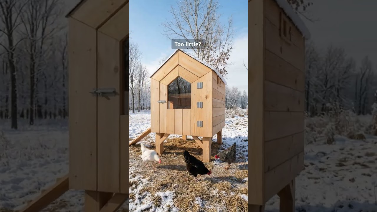 Почему в вашем утепленном курятнике все равно холодно (распространенная ошибка!)