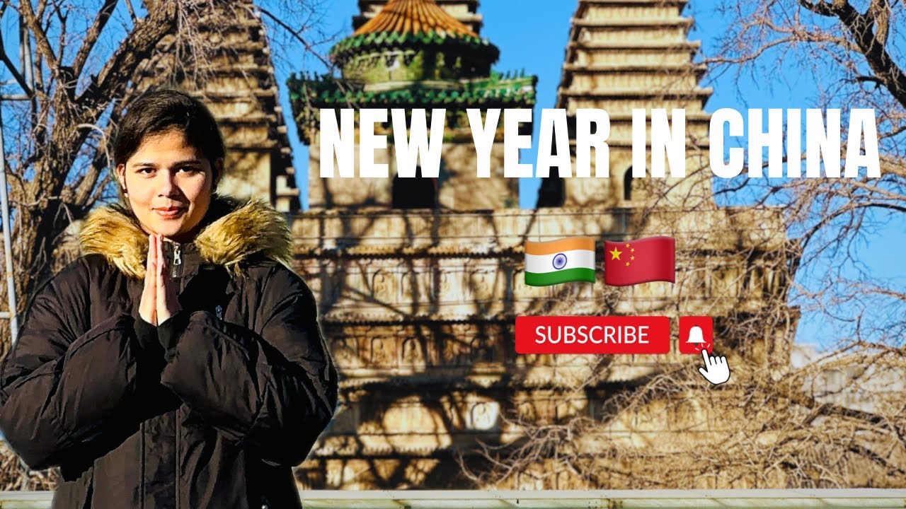 New Year 2026 in China 🇨🇳 | Indian Girl Visits Buddhist Temple in Beijing