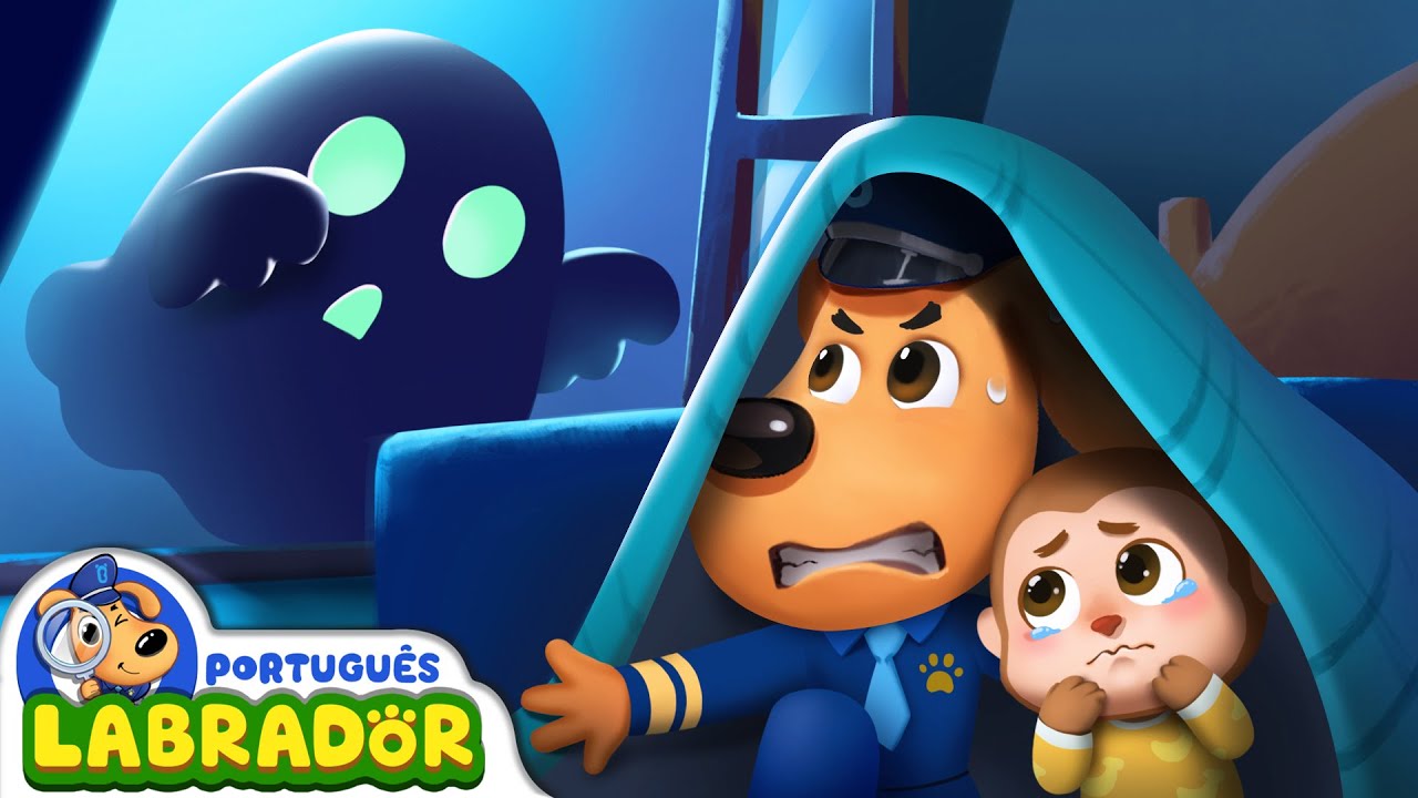 Detetive Labrador 🔍 - O Fantasma da Meia Noite | Desenho Animado | Desenho Infantil | BabyBus