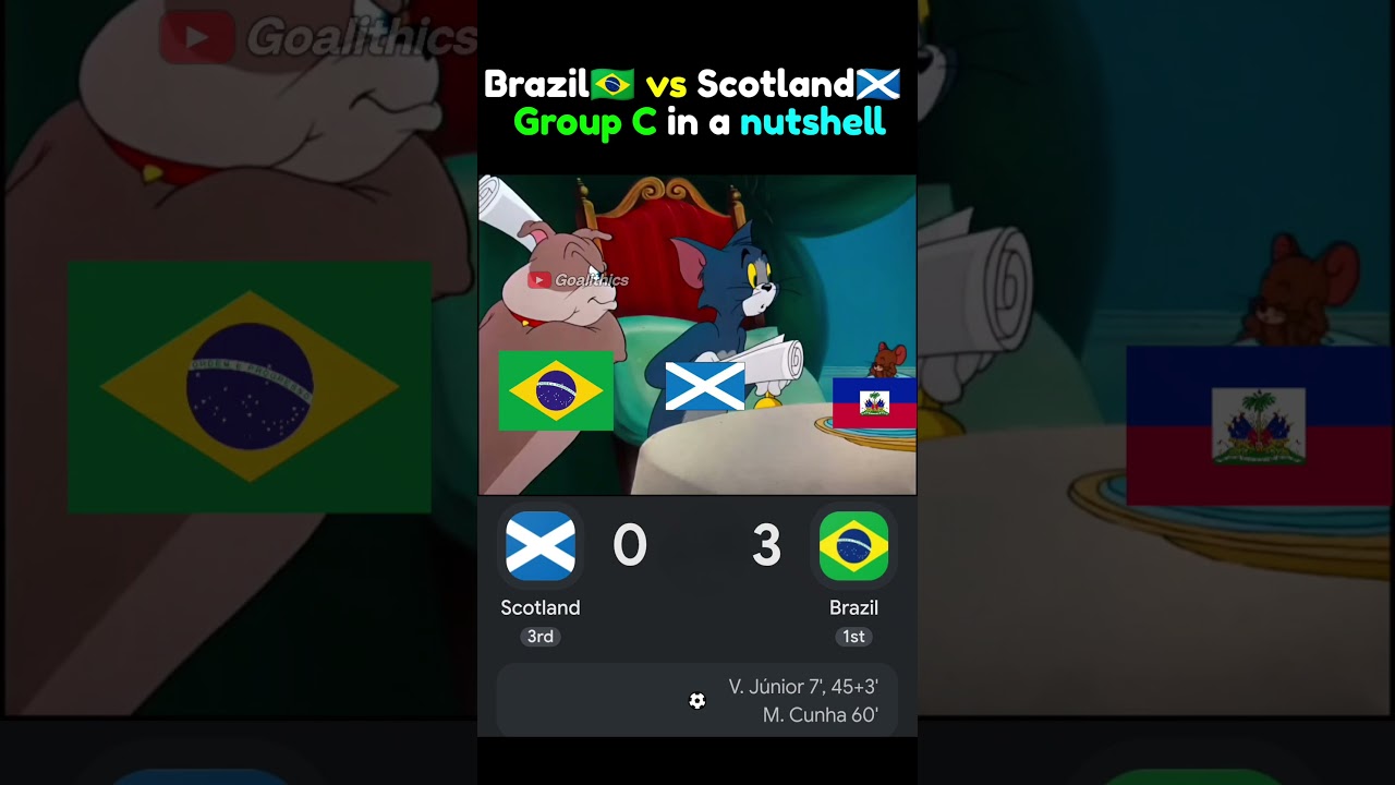 Brazil vs Scotland highlights | Neymar's comeback | Group C in a nutshell in FIFA World cup 2026 🏆