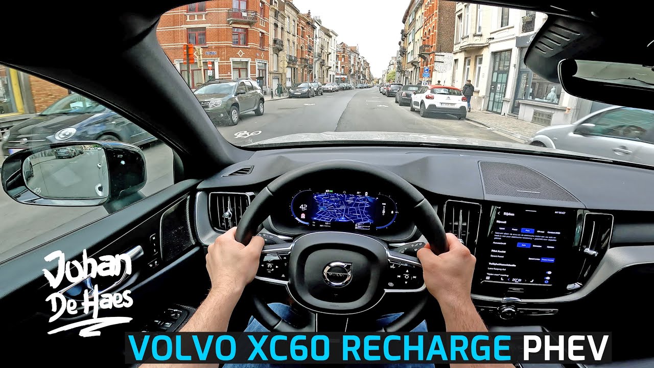 VOLVO XC60 RECHARGE T6 AWD PLUG-IN HYBRID 350 HP POV TEST DRIVE