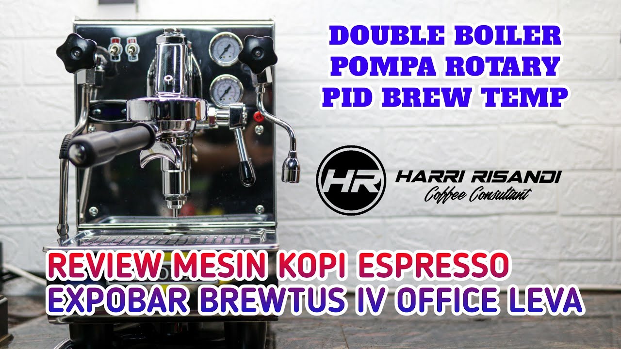 MESIN KOPI EXPOBAR OFFICE LEVA, DUAL BOILER, POMPA ROTARY
