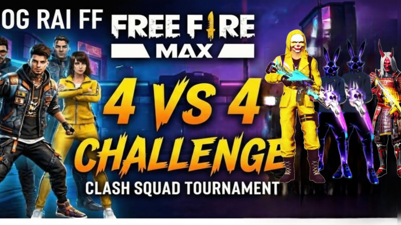 CS TOURNAMENT 4v4 🔥 | Full Match Gameplay | High Pressure Rounds 😳 | OG RAI FF