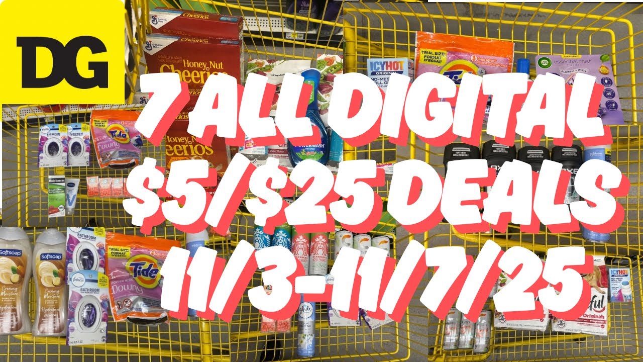 Dollar General $5/$25 &mdash; понедельник-пятница &mdash; 3 ноября &mdash; 7 ноября &mdash; купоны Dollar General на этой...