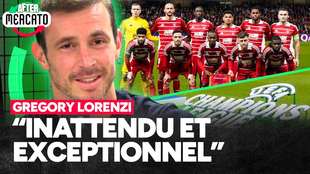 EXCEPTIONNEL... et rester LUCIDE, Lorenzi évoque la Ligue des champions à Brest