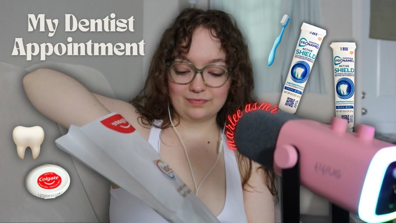 Telling you all about my dentist appointment in ASMR 🦷🪥