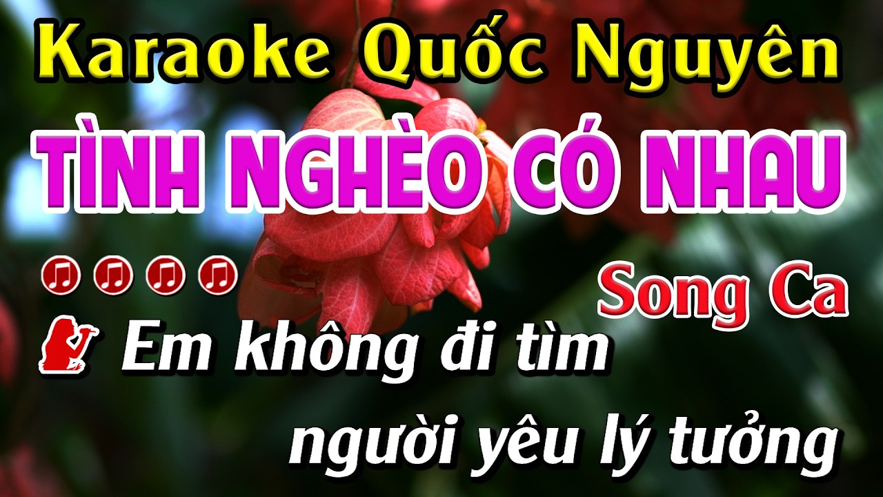 Tình Nghèo Có Nhau - Karaoke Song Ca ( Em ) - Beat Nhạc Sống 2026 - Karaoke Quốc Nguyên