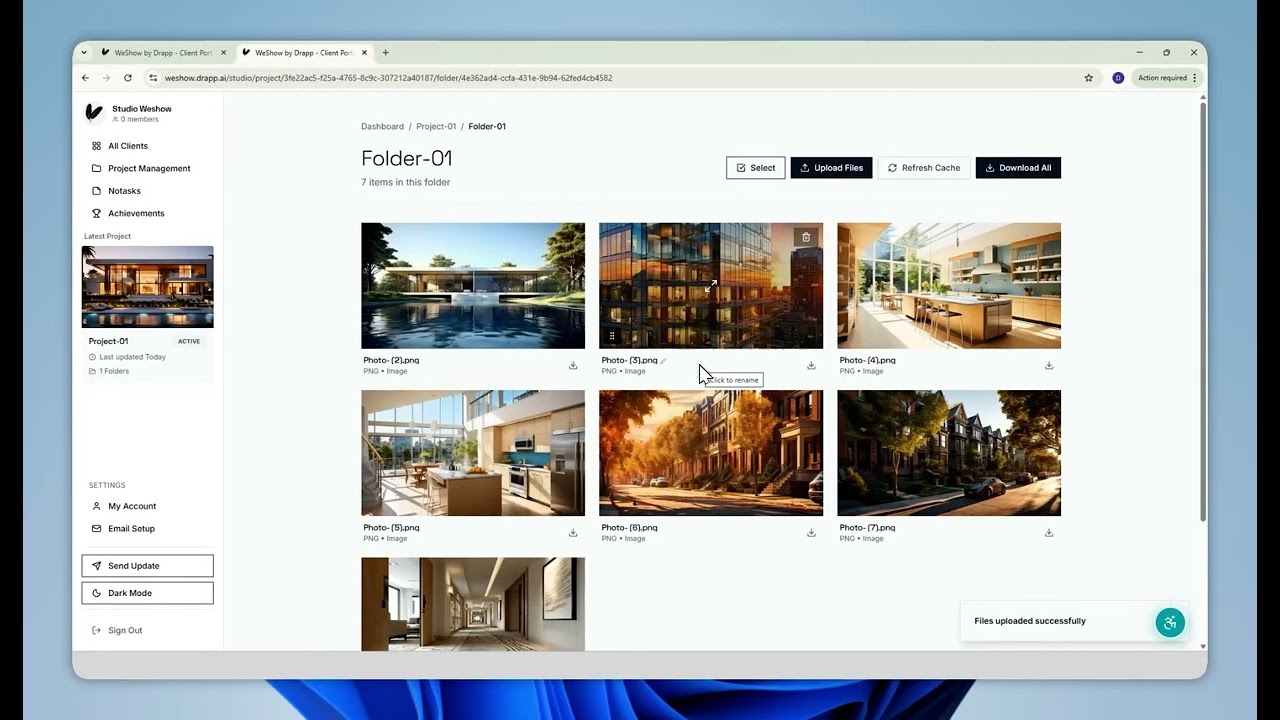Weshow Demo
