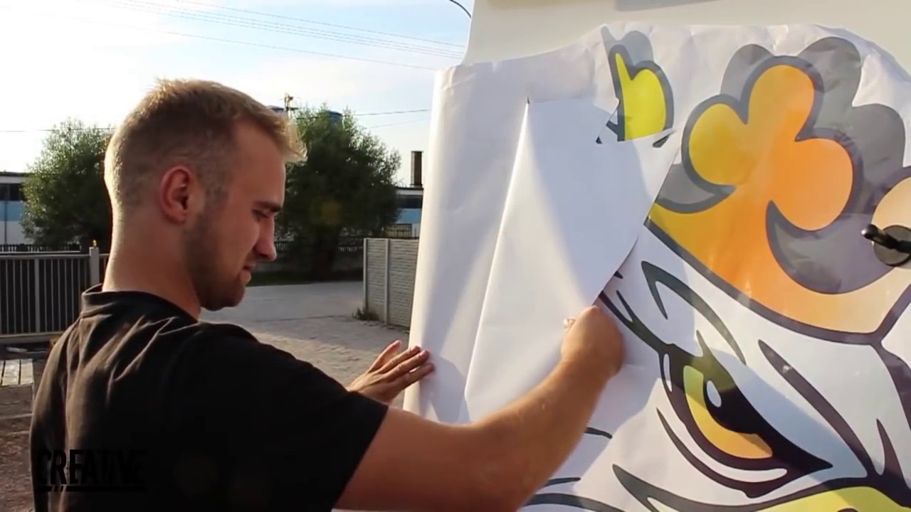 Tuning wizualny Scania R420 - video z realizacji projektu / Scania R420 vinyl wrapping