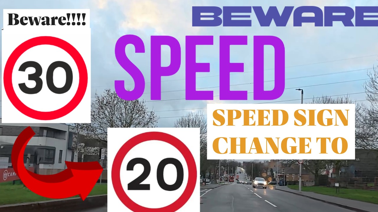 🚨 Speed Limit Changed! 30 ➝ 20 at Morden Test Route | Be Aware Drivers