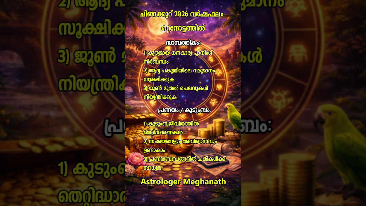 Makam | Pooram | Uthram Nakshatra Phalam 2026 