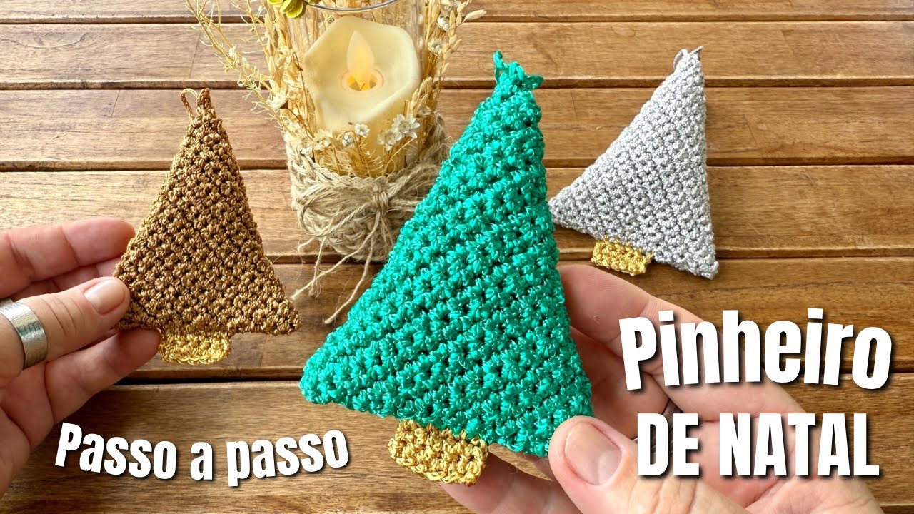 Pinheiro de Natal em Crochê | Passo a Passo Fácil e Rápido
