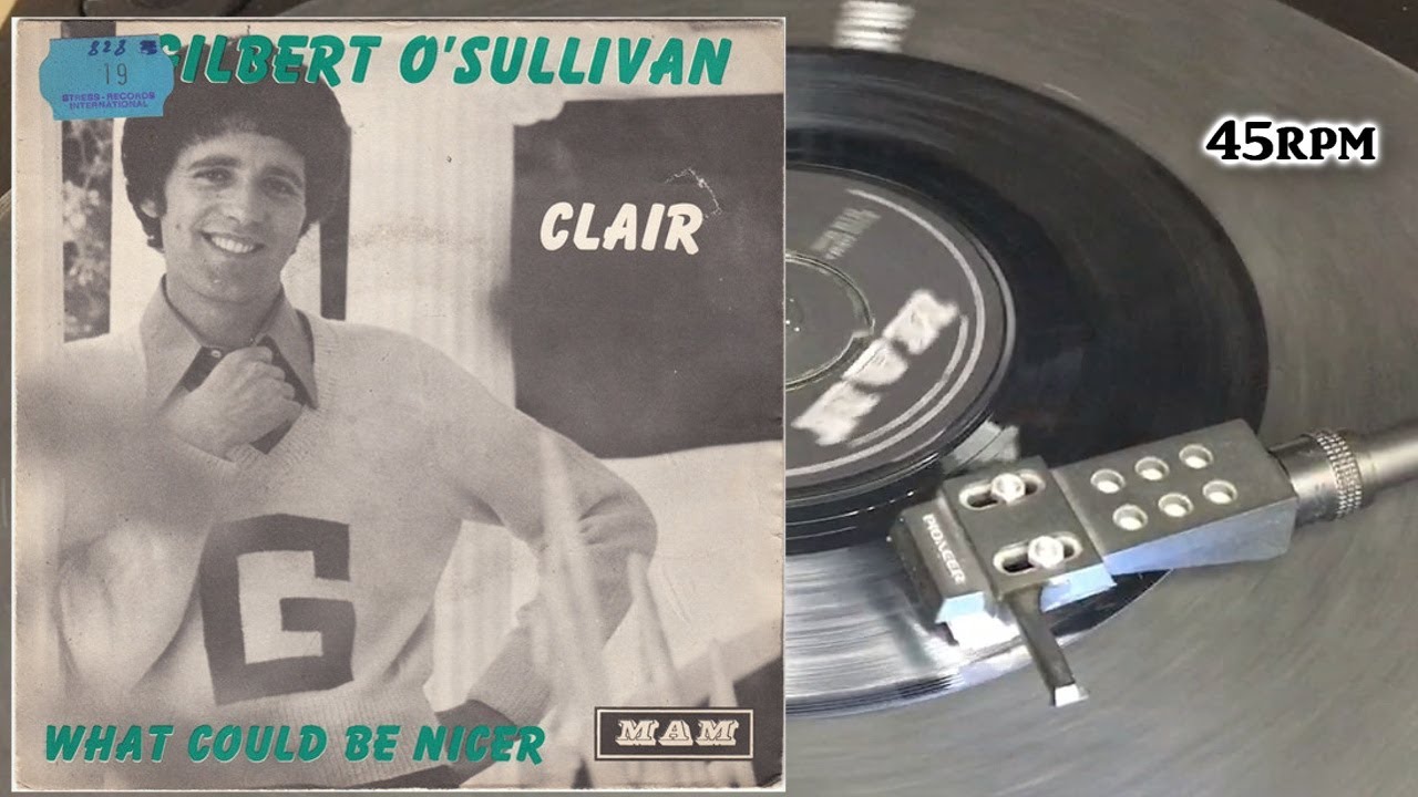 Gilbert O'Sullivan - Clair, 1972, MAM - MAM.84, Vinyl, 7