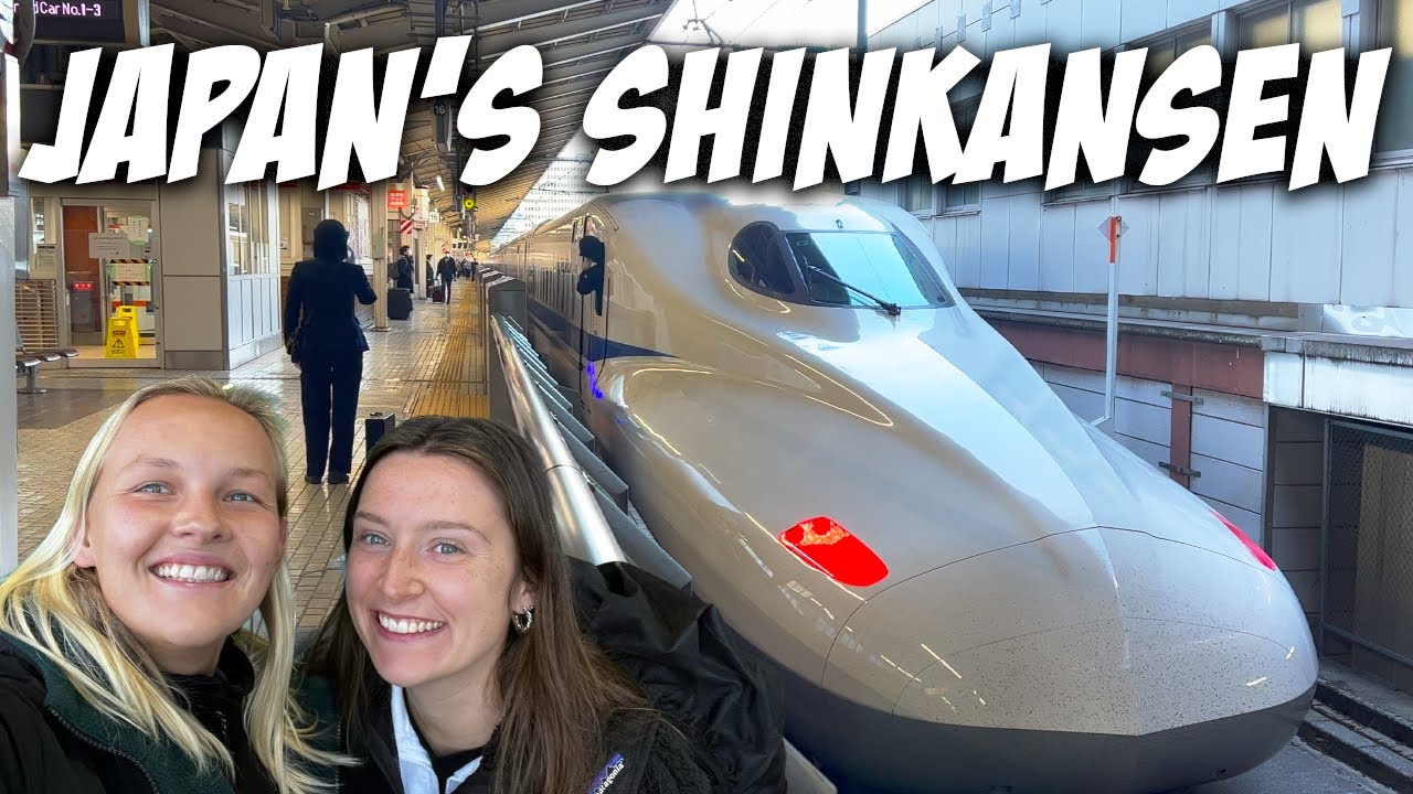 Our FIRST EVER BULLET TRAIN! (Shinkansen) 🇯🇵
